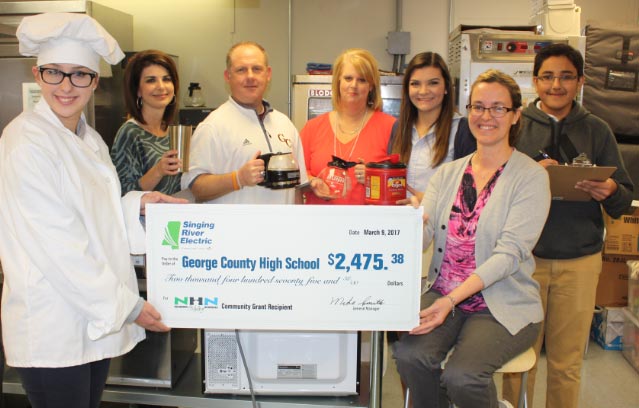 George County High School accepting NHN Grant check